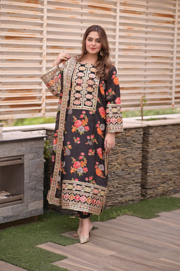 Luxury Silk Suit