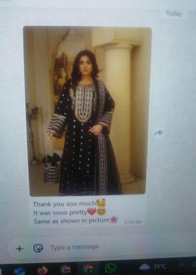 Customer feedback from Customer